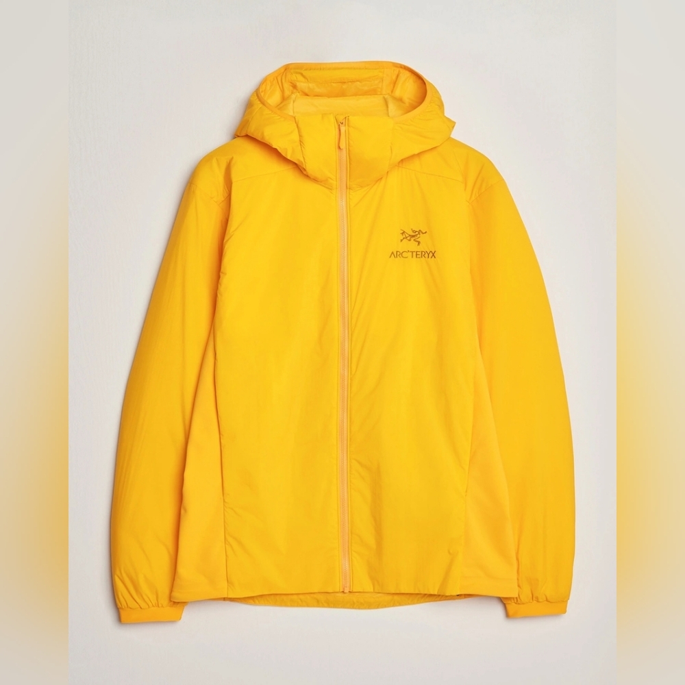 Arc'teryx Yellow Hooded - ATOM HOODY Mens Jacket